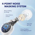 Soundcore by Anker, Sleep A10 Bluetooth Sleep Earbuds, Noise Blocking Earbuds for Sleep, Comfortable Fit, Bluetooth 5.2, App, for Unlimited Sleep Sounds, Sleep Monitor, Personal Alarm, Side Sleeper