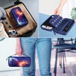 Fintie Carrying Case for Nintendo Switch OLED Model 2021/Switch 2017, [Shockproof] Hard Shell Protective Cover Travel Bag w/10 Game Card Slots for Switch Console Joy-Con & Accessories