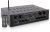 Pyle 500W Karaoke Wireless Bluetooth Amplifier – 4 Channel Stereo Audio Receiver with AUX IN, FM Radio, RCA Subwoofer Speaker OUT, USB, Microphone IN with Echo, 500W Peak Power into 4-8 OHMS – PTA44BT