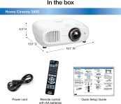 Epson Home Cinema 3800 4K PRO-UHD 3-Chip Projector with HDR