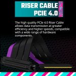 Cooler Master MasterAccessory Vertical GPU Card Holder Kit V3 Black, Premium Riser Cable PCI-E 4.0 x16-165mm, PCIe 3.0 Compatible, Adjustable Length for E-ATX|ATX|Micro ATX Case (MCA-U000R-KFVK03)