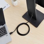 Amazon Basics DisplayPort to DVI Display Cable, 1920x1080p, 1080@60Hz, Vinyl Cable, Gold-Plated Plugs, 6 Foot, Black