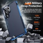 Red2Fire for Samsung Galaxy S24 Ultra Case, with 2Pcs [Tempered Glass Screen Protector+Camera Protector][Military Grade Shockproof] Heavy Duty Full Body Protection Phone Case for S24 Ultra Case