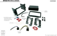 SCOSCHE Install Centric ICGM10BN Compatible with Select GM 2006-17 LAN Double DIN Complete Basic Installation Solution for Installing an Aftermarket Stereo