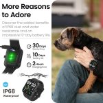 TOZO S4 AcuFit One Smart Watch 1.78″ AMOLED Screen for Men Women, Bluetooth Call Dial Fitness Tracker, Heart Rate and Blood Oxygen, Sleep Monitor, IP68 Waterproof, Workout for iOS Android