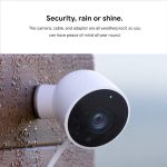 Google Nest Cam Outdoor – 1st Generation – Weatherproof Camera – Surveillance Camera with Night Vision – Control with Your Phone