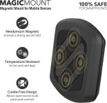 Scosche MAGWDM MagicMount Flex Neck Suction Cup Car Phone Mount for Dashboard/Windshield, 360° Adjustable Magnetic Head, Universal Cell Phone Holder Compatible with iPhone, Samsung & All Devices
