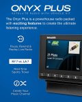 SiriusXM SXPL1V1 Onyx Plus Satellite Radio with Vehicle Kit – Easy to Install, Enjoy SiriusXM on Your Existing Car Stereo with This Dock and Play Radio