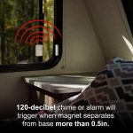 GE Personal Security Window and Door Alarm, 12 Pack, DIY Protection, Burglar Alert, Wireless Chime/Alarm, Easy Installation, Home Security, Ideal for Home, Garage, Apartment and More,White, 45989