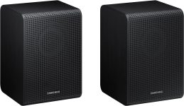 SAMSUNG SWA-9200S Wireless Rear Speaker Kit, Upgrade Soundbar System to True Surround Sound Experience, Latest Model,Black