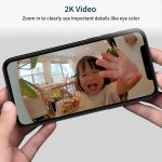 Arlo Essential Indoor 2K Security Camera (2nd Generation) – 2 Pack – Home Security, Baby Monitor, White – VMC3260