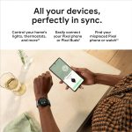 Google Pixel Watch – Android Smartwatch with Fitbit Activity Tracking – Heart Rate Tracking Watch – Matte Black Stainless Steel case with Obsidian Active band – WiFi