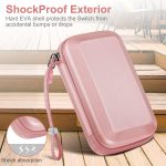 Fintie Carrying Case for Nintendo 2DS XL/New 3DS XL LL, Protective Hard Shell Portable Travel Cover Pouch for New 3DS XL LL/New 2DS XL Console with Slots for Games & Inner Pocket (Rose Gold)