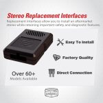Scosche GM2000SWF Factory Stereo Replacement Interface Adapter, Compatible with Select 2000-2013 GM Vehicles, Car Radio Wiring Harness, Retain Steering Wheel Control & OEM Amplifier