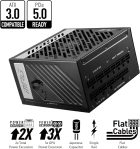MSI MPG A1000G PCIE 5 & ATX 3.0 Gaming Power Supply – Full Modular – 80 Plus Gold Certified 1000W – 100% Japanese 105°C Capacitors – Compact Size – ATX PSU