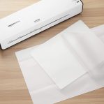 Amazon Basics Clear Thermal Laminating Plastic Paper Laminator Sheets – 11.5 x 9.0-Inch, 100-Pack, 3 mil