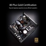 ASUS ROG STRIX 1000W Gold PSU, Power Supply (ROG heatsinks, Axial-tech fan design, dual ball fan bearings, 0dB technology, 80 PLUS Gold Certification, fully modular cables, 10-year warranty)