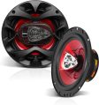 BOSS Audio Systems CH6530 Chaos Series 6.5 Inch Car Door Speakers – 300 Watts (Pair), 3 Way, Full Range, Tweeters, Coaxial, Sold in Pairs
