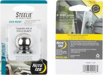 Nite Ize Original Steelie Dash Mount – Magnetic Car Dash Mount – Car Accessories for Smartphones – Cell Phone Holder for Car with 3M VHB Adhesive – High-Quality Steel Ball & Aluminum Base