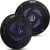 Pyle Marine Speakers – 5.25 Inch 2 Way Waterproof and Weather Resistant Outdoor Audio Stereo Sound System with LED Lights, 180 Watt Power and Low Profile Slim Style – 1 Pair – PLMRS53BL (Black)
