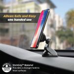 Scosche MMWSM-XCES0 MagicMount Select Magnetic Phone, GPS, or Tablet Suction Cup Car Cell Phone Holder, 360 Degree Adjustable Head, StickGrip Suction Cup Phone Car Mount, Black