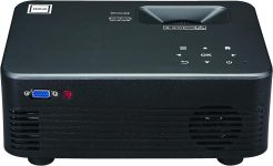 RCA Roku Smart Home Theater Projector – Stream Netflix, Prime Video, Hulu, Disney+, Apple TV+ and more – Portable Projector Compatible with TV, PC, HDMI, USB, VGA – Living room/Backyard Projector