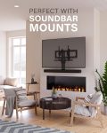 SANUS Tilting TV Wall Mount for Large TVs Up to 90” – Premium Tilt Mount w/Universal Fit – Smooth 5.7″ Extension Allows for Cable Management – Includes Hardware & Drill Template for Easy Install