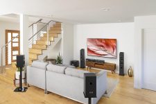 Sony SSCS5 3-Way 3-Driver Bookshelf Speaker System (Pair) – Black