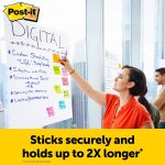 Post-it Super Sticky Easel Pad, 25 in x 30 in, White, 30 Sheets/Pad, 4 Pads/Pack, Great for Virtual Teachers and Students (559 VAD 4PK)
