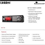 Uniden BearTracker Scanner (BCT15X) with 9,000 Channels, TrunkTracker III Technology, Base/Mobile Design, Close Call RF Capture Technology with Location-Based Scanning, – Black Color