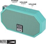 Altec Lansing Mini H2O – Waterproof Bluetooth Speaker, IP67 Certified & Floats in Water, Compact & Portable Speaker for Hiking, Camping, Pool, and Beach