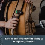 SABRE 2-in-1 Clip-On Personal Alarm With LED Safety Light, 120dB Alarm, Audible Up To 1,300-Feet (395-Meters), 3 Light Modes (Always On, Slow Flash and Fast Flash, Weatherproof