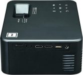 RCA Roku Smart Home Theater Projector – Stream Netflix, Prime Video, Hulu, Disney+, Apple TV+ and more – Portable Projector Compatible with TV, PC, HDMI, USB, VGA – Living room/Backyard Projector