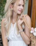 Wearlizer Floral Engraved Band Compatible with Apple Watch Bands 41mm 40mm 38mm 49mm 45mm 44mm 42mm Women, Two-Tone Flower Soft Silicone Cute Sport Strap for iWatch Series 9 8 7 6 5 4 3 2 1 SE Ultra