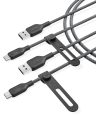 Anker USB C Cable Bio-Briaded [2 Pack, 6ft], Durable USB A to Type C Charger Cable, USB C Charger Cable Fast Charging for Samsung Galaxy Note 10/9/8 S10+/S10/S9+/S9, LG V30 (USB 2.0, Black)