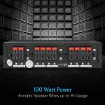 Pyle Home 4-Zone Channel Speaker Switch Selector-Premium New & Improved Switch Box Hub, Distribution Box for Multi-Channel High Powered Stereo Amp A/B/C/D Switches, 4 Pairs Of Speakers, Black – PSS4