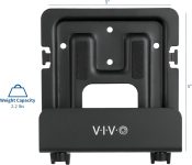 VIVO Black Adjustable Streaming Media Player, Wall Mounting Bracket Designed for Nintendo Switch, Apple TV, Roku, Fire TV, Hardware Included, MOUNT-ALL02