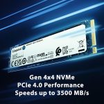 Kingston NV2 1TB M.2 2280 NVMe Internal SSD | PCIe 4.0 Gen 4×4 | Up to 3500 MB/s | SNV2S/1000G