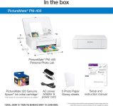 Epson PictureMate PM-400 Wireless Compact Color Photo Printer, white