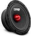 DS18 PRO-GM6.4B Midrange Loudspeaker 6.5″ Red Aluminum Bullet, 480W Max, 4 Ohms,1.5″ Kapton VC Premium Quality Audio Door Speakers for Car or Truck Stereo Sound System (1 Speaker)
