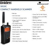 Uniden Bearcat SR30C, 500-Channel Compact Handheld Scanner, Close Call RF Capture, Turbo Search, PC programable, NASCAR, Racing, Aviation, Marine, Railroad, and Non-Digital Police/Fire/Public Safety