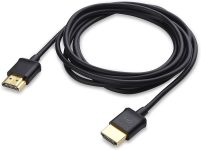 Cable Matters 2-Pack Ultra Thin HDMI Cable 6 ft, Support 4K@60Hz, Ultra Slim HDMI Cable 4K Rated with Ethernet, HDR Support for PS5, Xbox Series X/S, RTX4090/3090, RX 7900/7800, Apple TV, and More