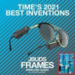JLab JBuds Frames Wireless Open-Ear Audio for Your Glasses, 8-hour Bluetooth Playtime