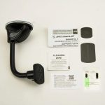 Scosche MAGWDM MagicMount Flex Neck Suction Cup Car Phone Mount for Dashboard/Windshield, 360° Adjustable Magnetic Head, Universal Cell Phone Holder Compatible with iPhone, Samsung & All Devices