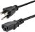 StarTech.com 10ft (3m) Computer Power Cord, NEMA 5-15P to C13, 10A 125V, 18AWG, Black Replacement AC Power Cord, Printer, PC Power Supply Cable, Monitor Power Cable – UL Listed (PXT101 10)
