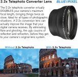 Canon EOS Rebel T7 DSLR Camera Bundle w/ Canon EF-S 18-55mm f/3.5-5.6 is II Lens + 2pc SanDisk 64GB Memory Cards, Wide Angle Lens, Telephoto Lens, 3pc Filter Kit + Accessory Kit
