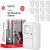 GE Personal Security Window and Door Alarm, 12 Pack, DIY Protection, Burglar Alert, Wireless Chime/Alarm, Easy Installation, Home Security, Ideal for Home, Garage, Apartment and More,White, 45989