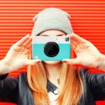KODAK Printomatic Digital Instant Print Camera – Full Color Prints On ZINK 2×3″ Sticky-Backed Photo Paper (Blue) Print Memories Instantly
