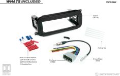 SCOSCHE Install Centric ICCR3BN Compatible with Select Chrysler/Dodge/Jeep 2002-06 Complete Basic Installation Solution for Installing an Aftermarket Stereo,Black