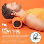 JLab Epic Air Sport ANC Gen 2 True Wireless Bluetooth Earbuds, Headphones for Working Out, IP66 Sweatproof, 15-Hour Battery Life +55-Hour Charging Case, Music Controls, 3 EQ Sound Settings, Tile